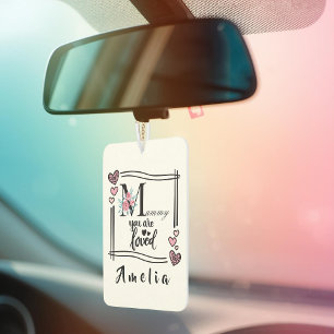 Personalisierter Blumen-Mommy-Auftakterfrischer Autolufterfrischer
