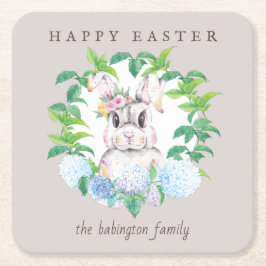 Personalisierter Blumengarten Rechteckiger Pappuntersetzer