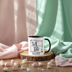Personalisierter Blumengeschenk-Mommy-Becher Tasse