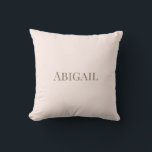Personalisierter Blush and Gold für einfache Kinde Kissen<br><div class="desc">Einfaches Kinderrot und goldenes Kissen. Personalisiert.</div>