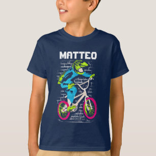 Personalisierter Bmx T - Shirt - Bmx Bike Graffiti