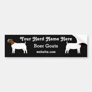 Personalisierter Boer Goat Autoaufkleber