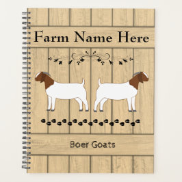 Personalisierter Boer Goat Farm Plane Planer
