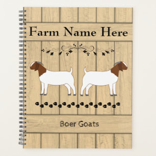 Personalisierter Boer Goat Farm Plane Planer