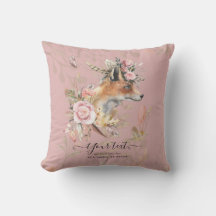 PERSONALISIERTER Boho Fox Feathers Gedenkgeschenk
