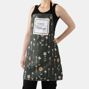 Personalisierter Boho Muster Koch Frauen Schürze