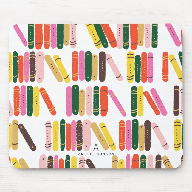 Personalisierter Bookworm Mousepad (Vorne)