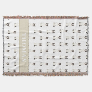 Personalisierter Border Collie Decke