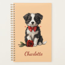 Personalisierter Border Collie mit individuellem N