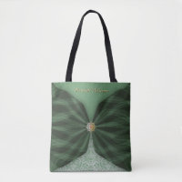 Personalisierter botanischer Baum-Juwel-Textil-Täu