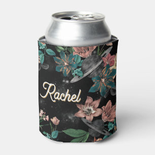 Personalisierter botanischer Weltraum-Kanülenkühle Dosenkühler