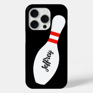 Personalisierter Bowlingpin-iPhone 15 Pro Hülle