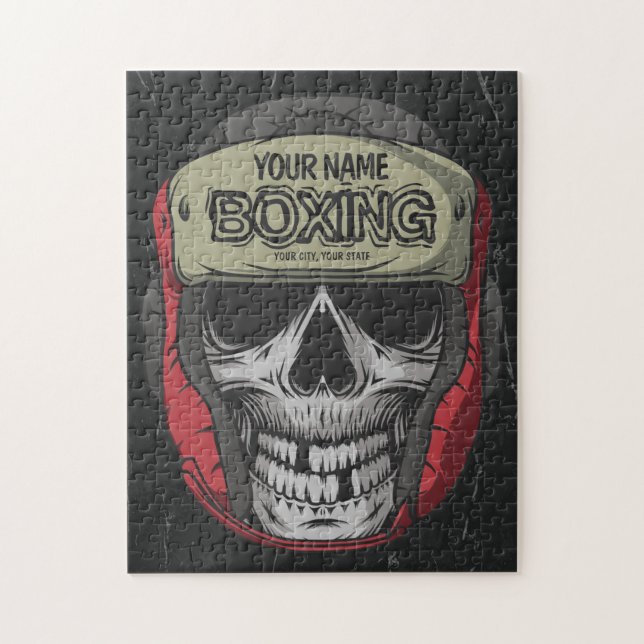 Personalisierter Boxer Fight Club (Vertikal)