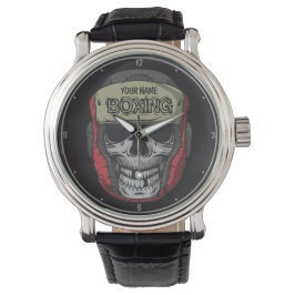 Personalisierter Boxer Fight Club Armbanduhr