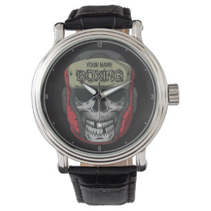 Personalisierter Boxer Fight Club Armbanduhr