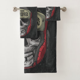 Personalisierter Boxer Fight Club Badhandtuch Set