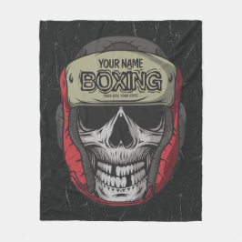 Personalisierter Boxer Fight Club Fleecedecke