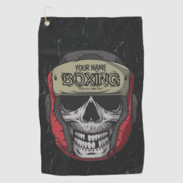 Personalisierter Boxer Fight Club Golfhandtuch