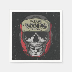 Personalisierter Boxer Fight Club Serviette