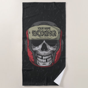 Personalisierter Boxer Fight Club Strandtuch