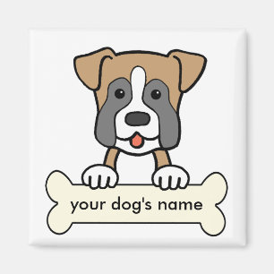 Personalisierter Boxer Magnet