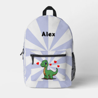 Personalisierter Brachiosaurus-Dinosaurier-Rucksac Bedruckter Rucksack