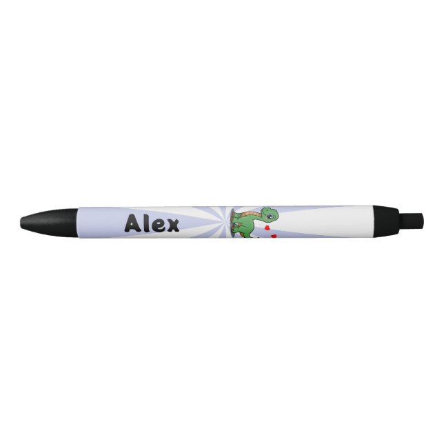 Personalisierter Brachiosaurus-Dinosaurier-Stift Kugelschreiber (Vorderseite)