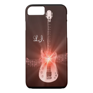 Personalisierter brennender Gitarren-Thema-Entwurf Case-Mate iPhone Hülle