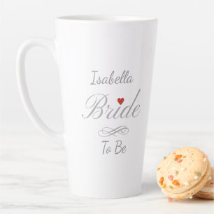 Personalisierter Bride To Be Becher – Benutzerdefi Milchtasse
