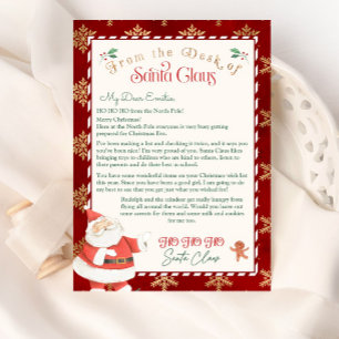 Personalisierter Brief aus dem Santa Claus-Templat Einladung