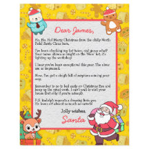 Personalisierter Brief des Weihnachtsmannes an die
