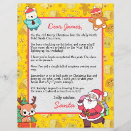 Personalisierter Brief des Weihnachtsmannes an die