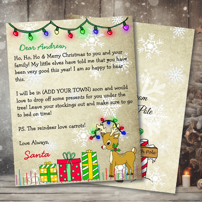 Personalisierter Brief vom Weihnachtsmann (Von Creator hochgeladen)