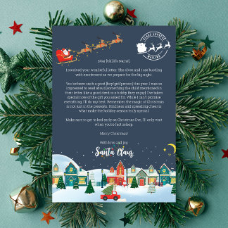 Personalisierter Brief vom Weihnachtsmann Einladung