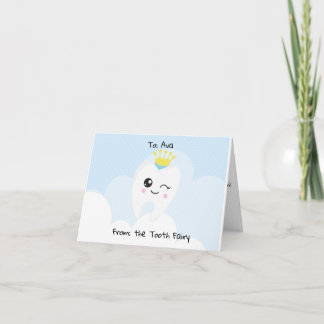 Personalisierter Brief von Tooth Fairy Karte