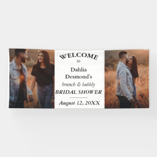 Personalisierter Brunch & Bubbly Brautparty-Willko Banner