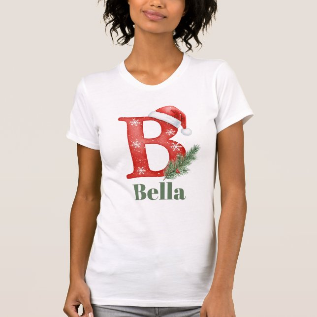 Personalisierter Buchstabe B T-Shirt (Vorderseite)