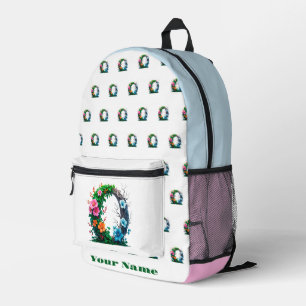 Personalisierter Buchstabe O Bedruckter Rucksack