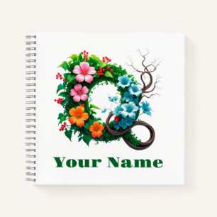 Personalisierter Buchstabe Q Notizbuch