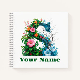 Personalisierter Buchstabe S Notizbuch