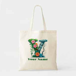 Personalisierter Buchstabe Y Tragetasche