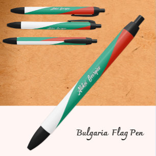 Personalisierter bulgarischer Flaggenstift, Bulgar Kugelschreiber