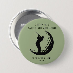 Personalisierter Button   Bachelor Golf Wochenende