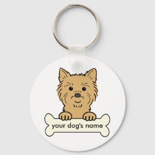 Personalisierter Cairn-Terrier Schlüsselanhänger