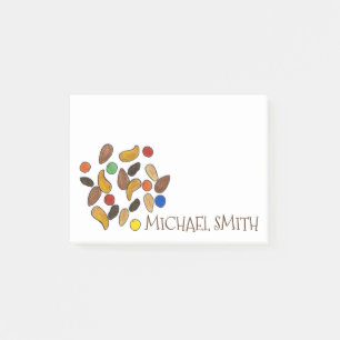Personalisierter Camp Camping Trail Mix Pfosten Post-it Klebezettel
