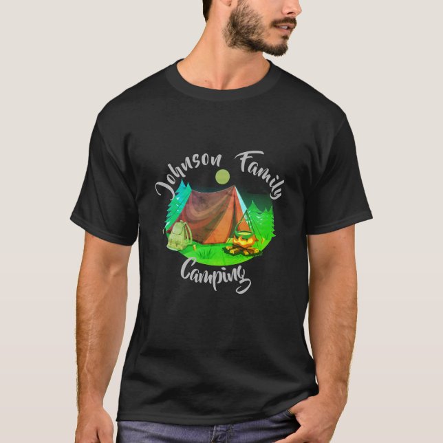 Personalisierter Camping T - Shirt (Vorderseite)