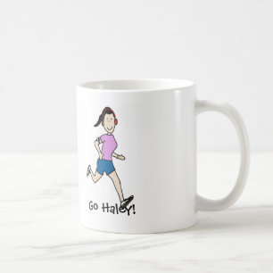Personalisierter Cartoon des Kaffeetasse