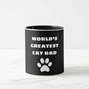 Personalisierter Cat-Vater mit dem größten Katzena Tasse