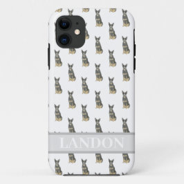 Personalisierter Cattledog Heeler (Blue Black Tan) Case-Mate iPhone Hülle