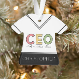 Personalisierter CEO Chief Führungskraft Officer B Ornament
